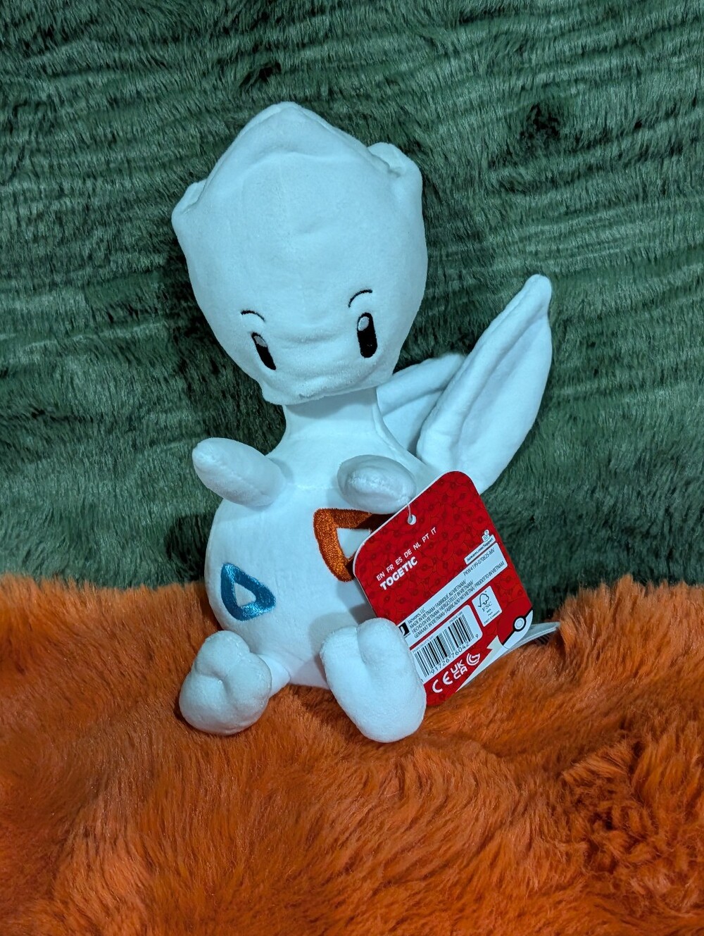 Brand New Authentic 2025 Pokemon Jazwares Togetic 8 Inch Plush Stuffed Animal